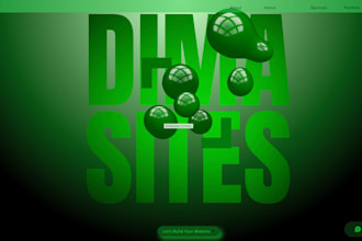 create a professional website with online booking system