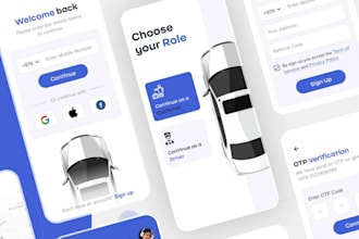 develop high quality logistics transport taxi booking delivery mobile apps