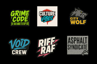 design your urban logo for your streetwear brand clothing brand streetwear line