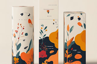 design a modern minimal packaging for beauty and organics