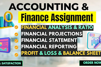 write accounting and finance, business, economics, project management