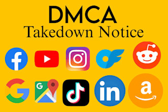 send dmca takedown notices to remove pirated,illegall,leaked,defaming content