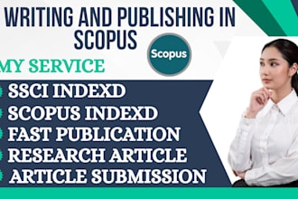 write rewrite publish articles in ssci scie scopus indexed peer reviewed journal