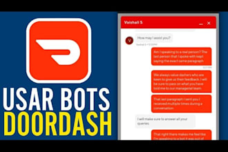 set up doordash bot, instacart bot, uber bot, bot lyft, grabber bot, grubhub bot