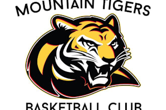 design a modern tiger logo design for your brand