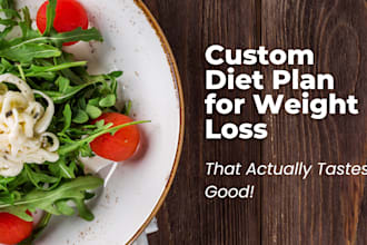 create a weight loss meal plan with delicious recipes and a free ebook