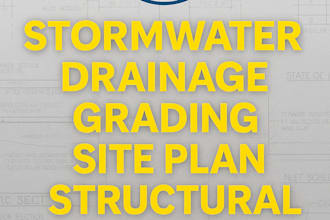 deliver stormwater drainage and grading plans with pe stamp for site permits