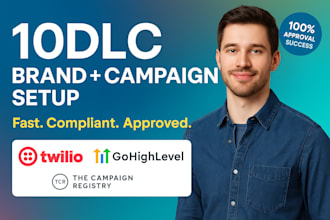 register your 10dlc SMS brand and campaign for twilio and ghl
