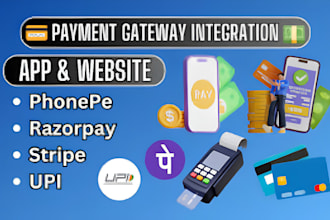 fix your payment gateway and integrate stripe, paypal, razorpay in 24 hours