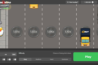 develop a gaming website with chicken road, chicken road 2 and 40 crash API game
