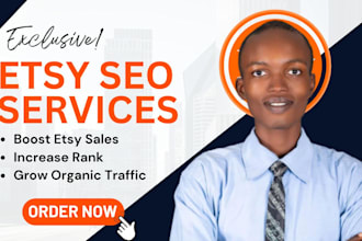 do SEO optimization for your etsy ebay shopify shop to rank product listing