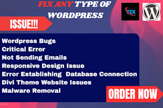 fix wordpress website unreal bug elementor responsive issues critical errors