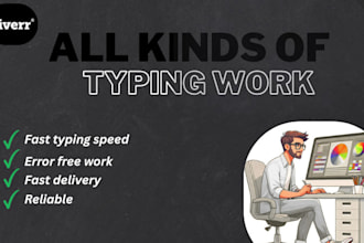 type scanned documents or handwritten notes into word