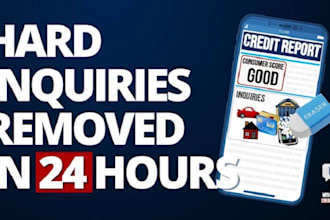 do permanent credit sweep with public record creation inquiry removal