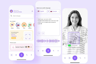 develop ai voice translator app, ai video translator app, language translator