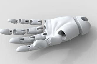 create 3d joint miniature posable figure articulated model fix for printing