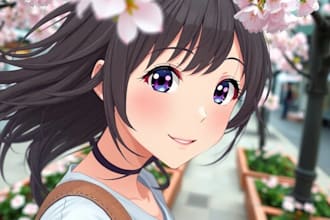 create beautiful anime character illustrations