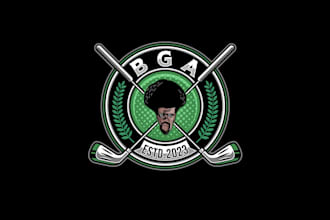 create creative and good looking golf logo design