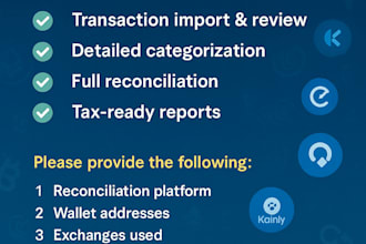 do crypto tax categorization and reconciliation