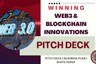 design investor ready eu au USA UK web3 and blockchain innovation pitch deck ppt