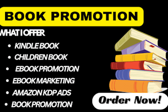 advertise and promote your book,amazon kindle,audio book to get your book sales