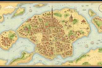 create custom illustrated  maps, hand drawn maps,  city, travel and fantasy maps