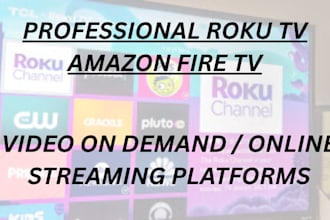 develop a professional roku tv android tv