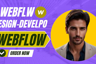 design or develop webflow website, figma to webflow, webflow expert