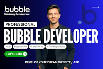 create responsive bubble app designs