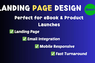 create a minimalist landing page for your ebook or digital product launch