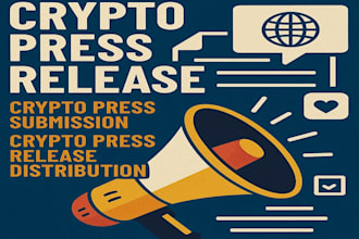 crypto press release, crypto press submission, crypto press release distribution