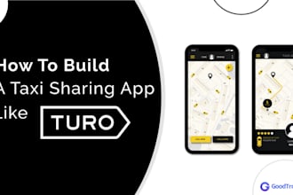 develop taxi booking app ridesharing app carpooling app turo app booking website