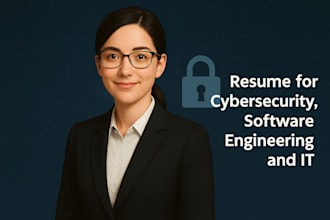 craft resume for cybersecurity, software engineering and IT