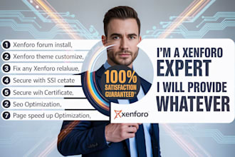fix, customize and develop drupal website, vbulletin and xenforo community forum