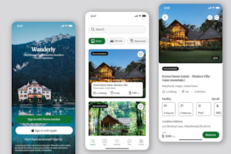 build hotel booking app, reservation app, restaurant app, city tour app