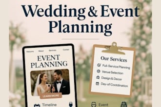 build wedding invitation photography website rsvp portfolio wordpress website