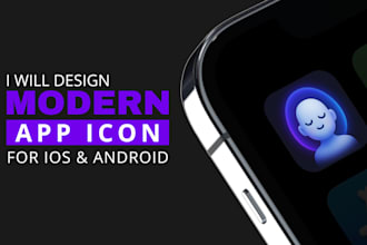 design a modern app icon logo