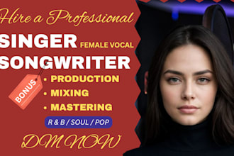 write heartfelt love and r and b lyrics for your song