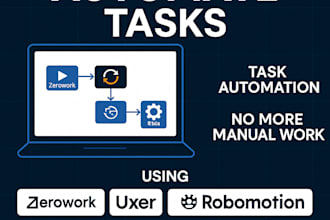 automate tasks using zerowork, uxer, rtila robomotion,workato, adspower rpa tool