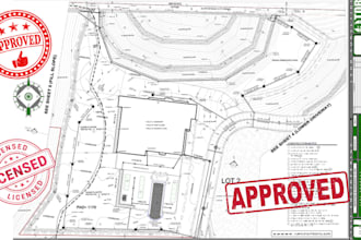 do drainage plan, erosion control plan mep plan with pe stamp for city permit