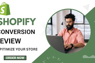 review your shopify store, website test, publishing, conversions, design review