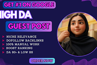 do high da guest post backlink on real da 80 plus niche blog