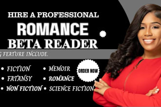beta read your science fiction novel, fantasy, memoir, cozy mystery, thriller
