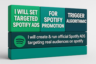 set up targeted spotify ads on spotify for spotify promotion trigger algorithmic