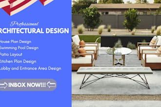 do house plan design, swimming pool plan, patio plan, kitchen plan design, lobby