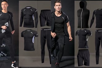 design fashion wear, activewear, sportswear, fitness, bikini, swimsuit, t shirt