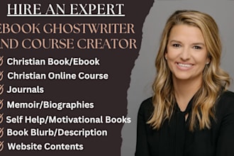 write christian ebook, ebook, christian course, journals, self help, romance,kdp