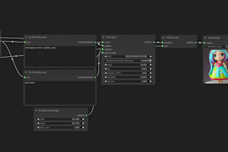 build custom comfyui workflow with lora training and stable diffusion