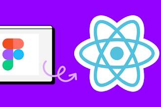 convert figma design to react page with tailwind CSS