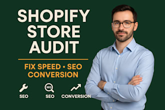 audit your shopify store to improve speed, SEO, and conversion